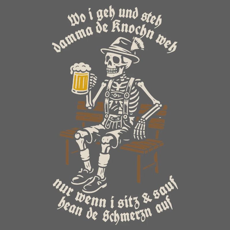 Wherever I go and stand, my bones hurt - Skeleton