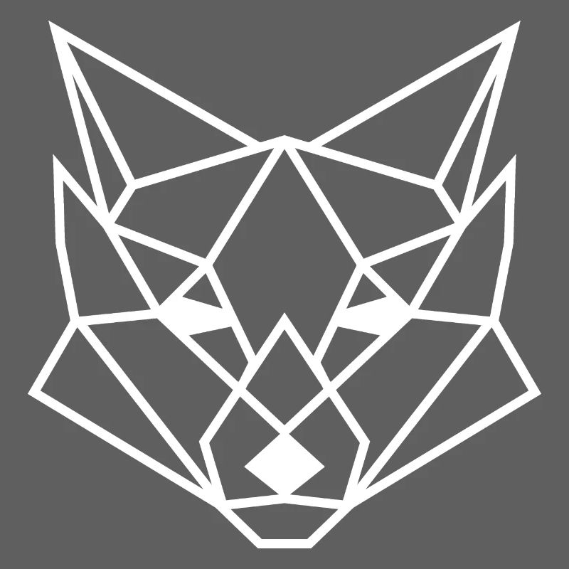 Geometrischer Fuchs Poly Geschenk Idee Polygon