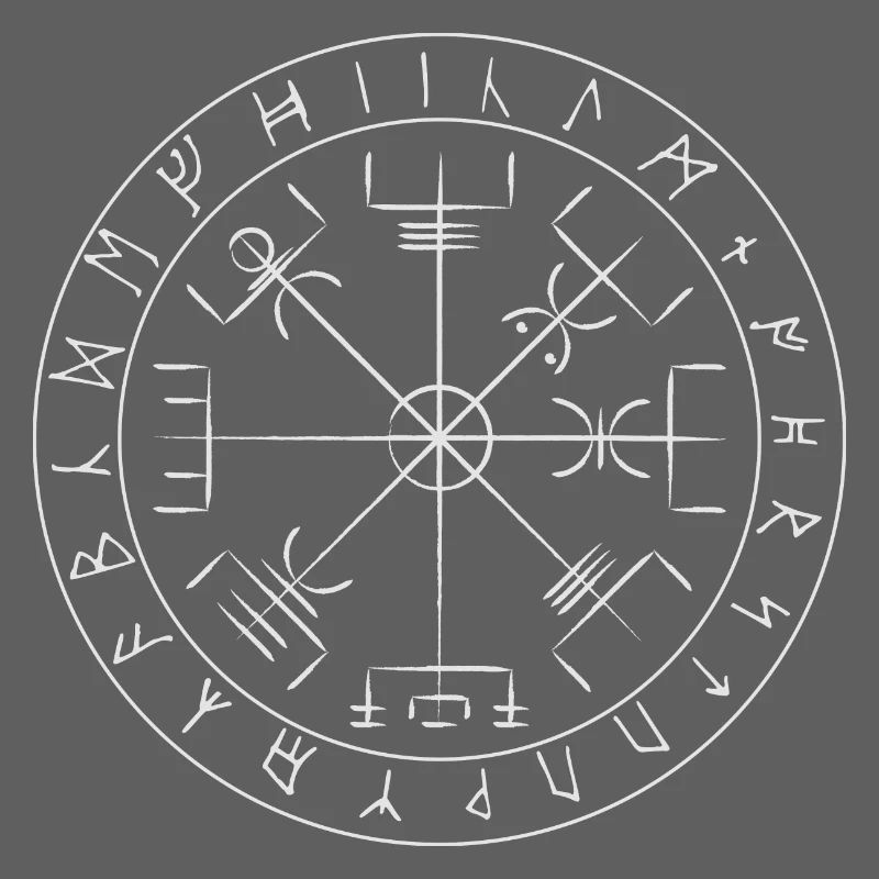 Vegvisir Wikinger-Symbol