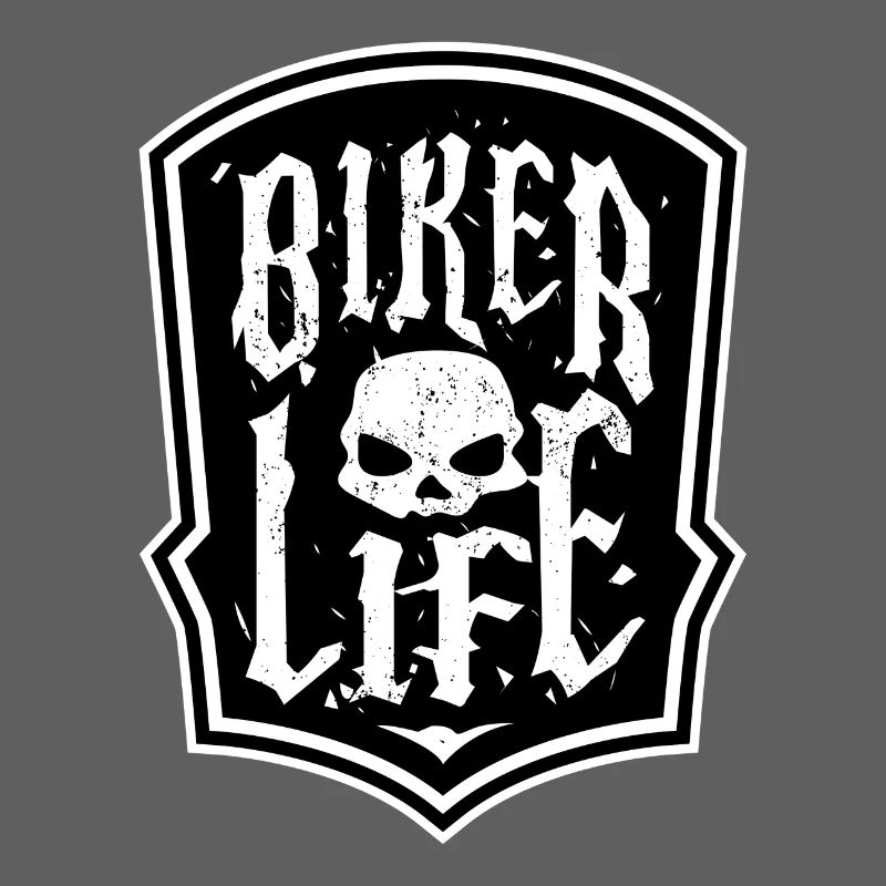 Motorcycle Biker Motorcycles Skull Statement