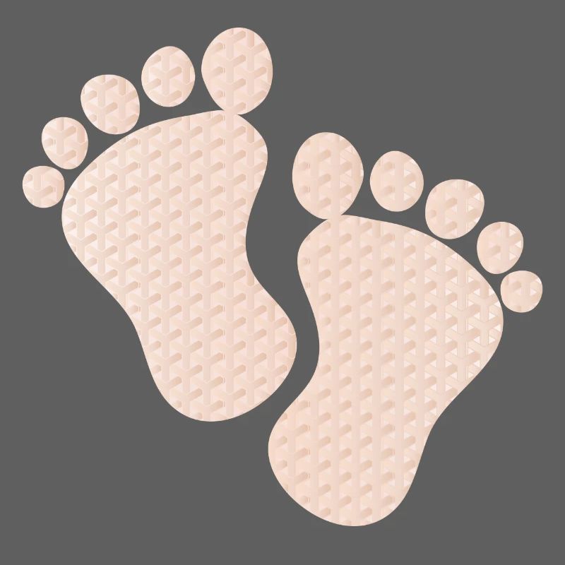 empreintes de bébé mignon