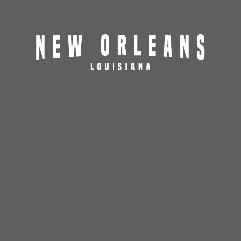 New Orleans Distressed Lettering