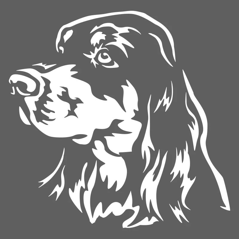 Gordon Setter Kopf "Black Edition"