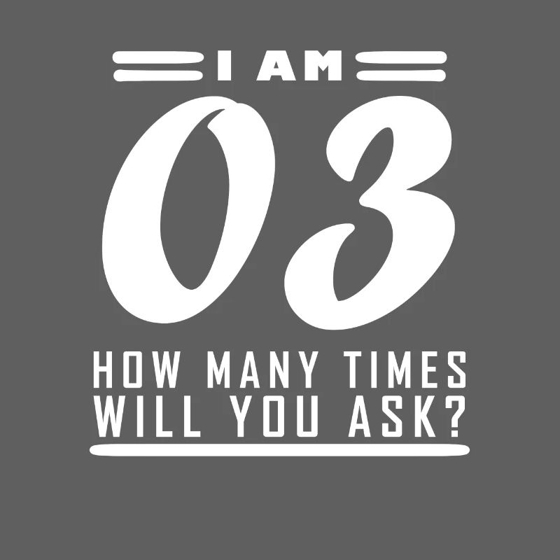 I am 3 – 3rd birthday gift