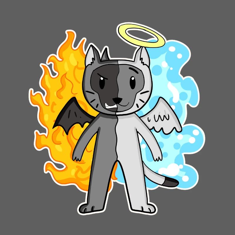 Cat Cat Breed Burma - Angel and Devil