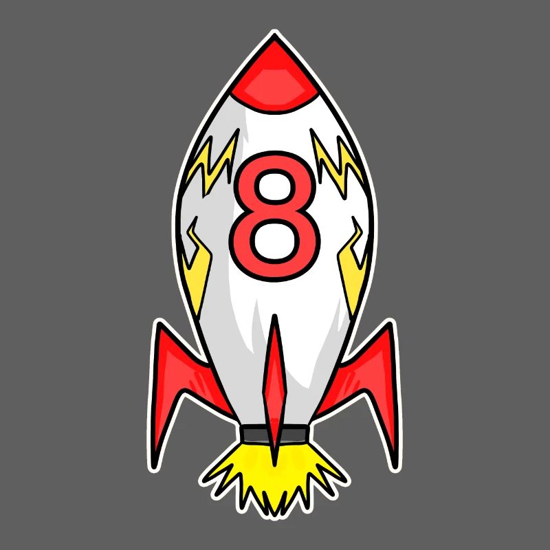 Rocket Boy 8th Birthday