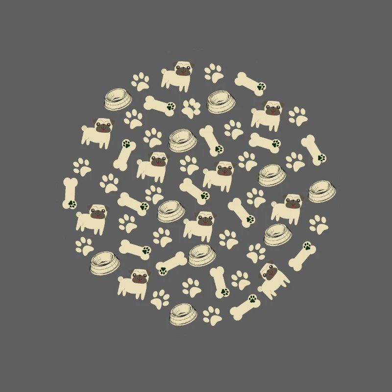 Pug Pattern - Pug Lovers Apparel