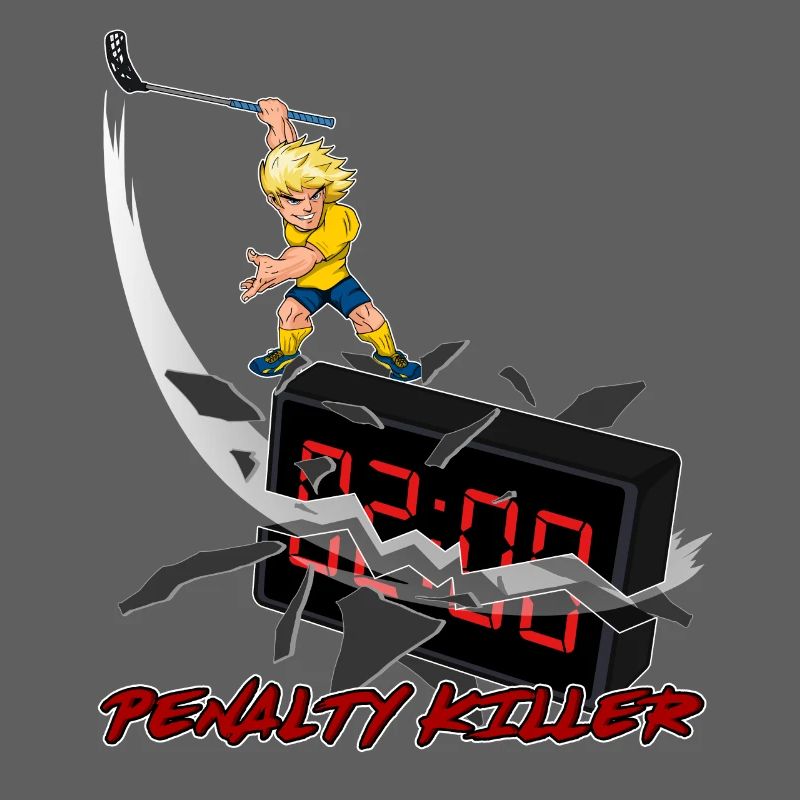 Penalty Killer Floorball v2-red