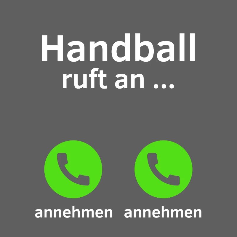 Handball ruft an - annehmen oder annehmen?