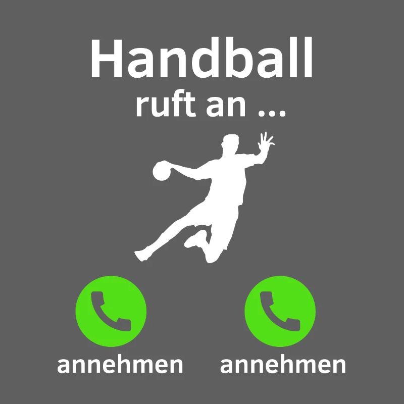 Handball ruft an - annehmen oder annehmen?