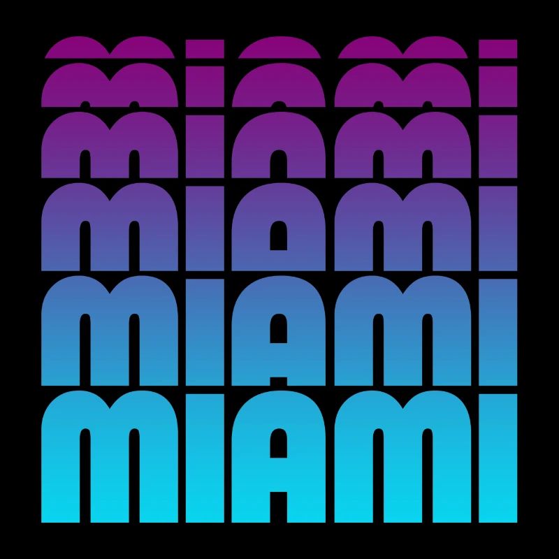 Miami Gradient Grid