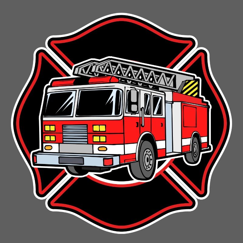 Rescuer fire engine fire brigade professional fire brigade