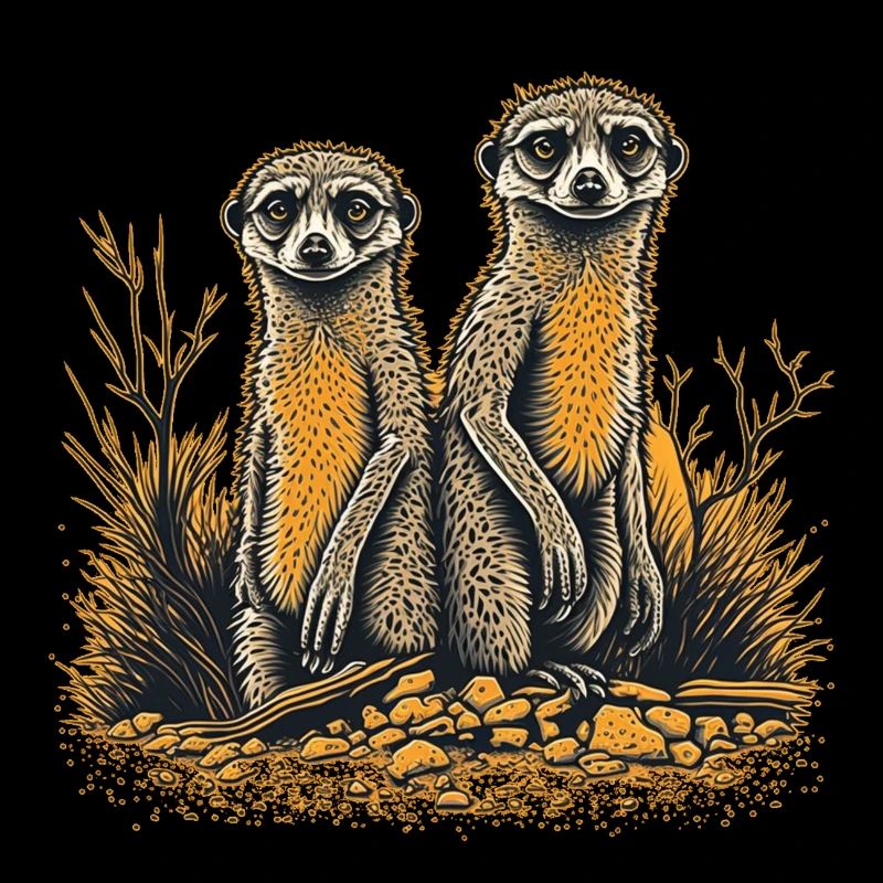 Deux suricates