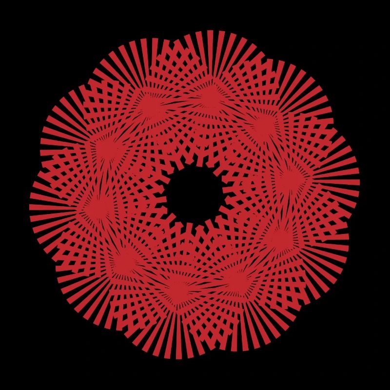 Mandala | Rayons de soleil | Modèle