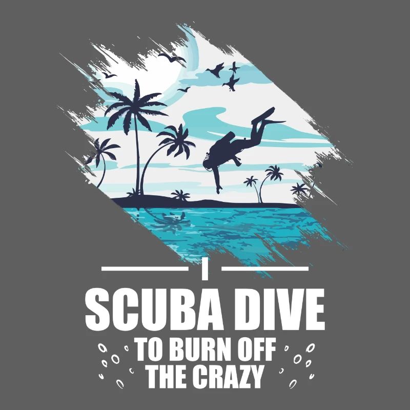 Scuba Diver Speerfischen Design