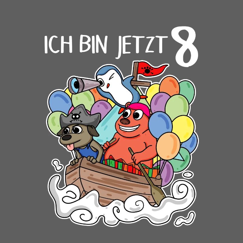 8 Geburtstag Piratenschiff Kindergeburtstag
