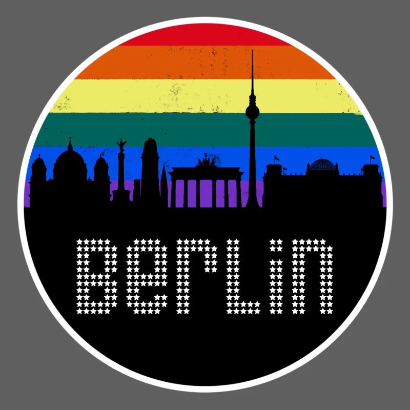Berlin Skyline Arc-en-ciel