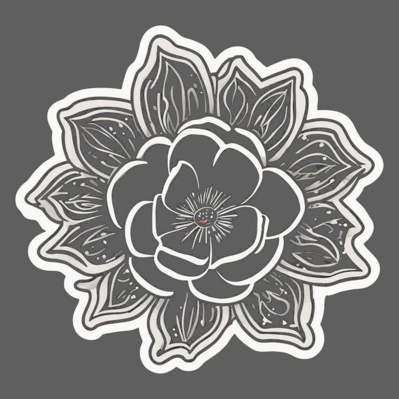 Die Schönheit und der Charme einer einfarbigen Blume
