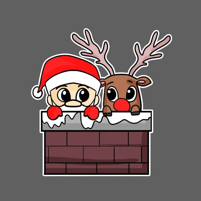 Weihnachtsmann Reh