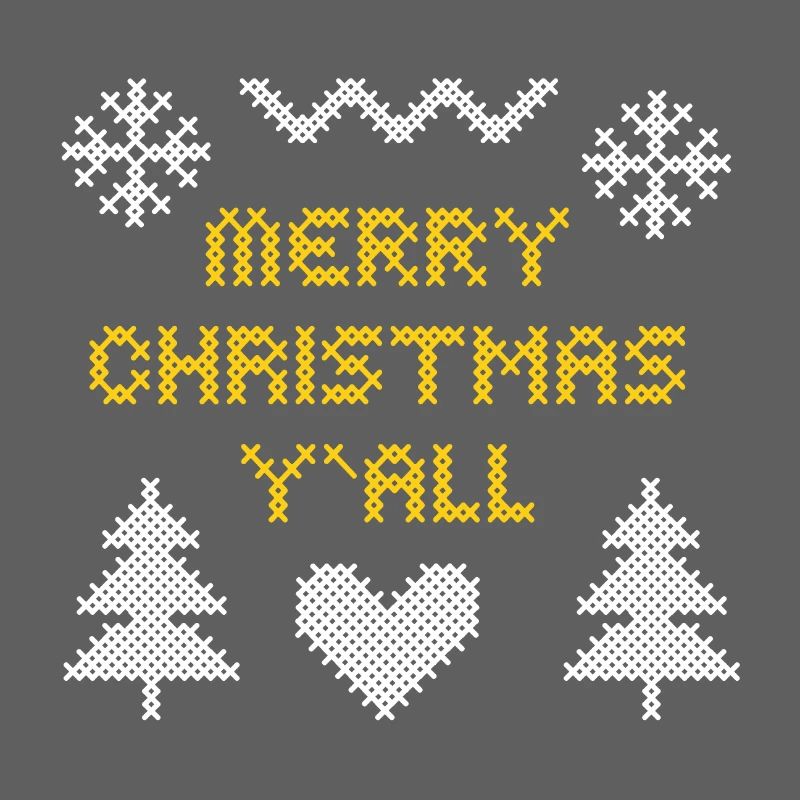 Merry Christmas Pixel Art Design