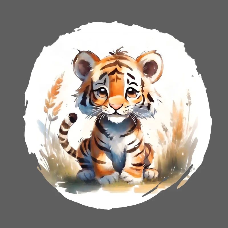 Tiger Aquarell