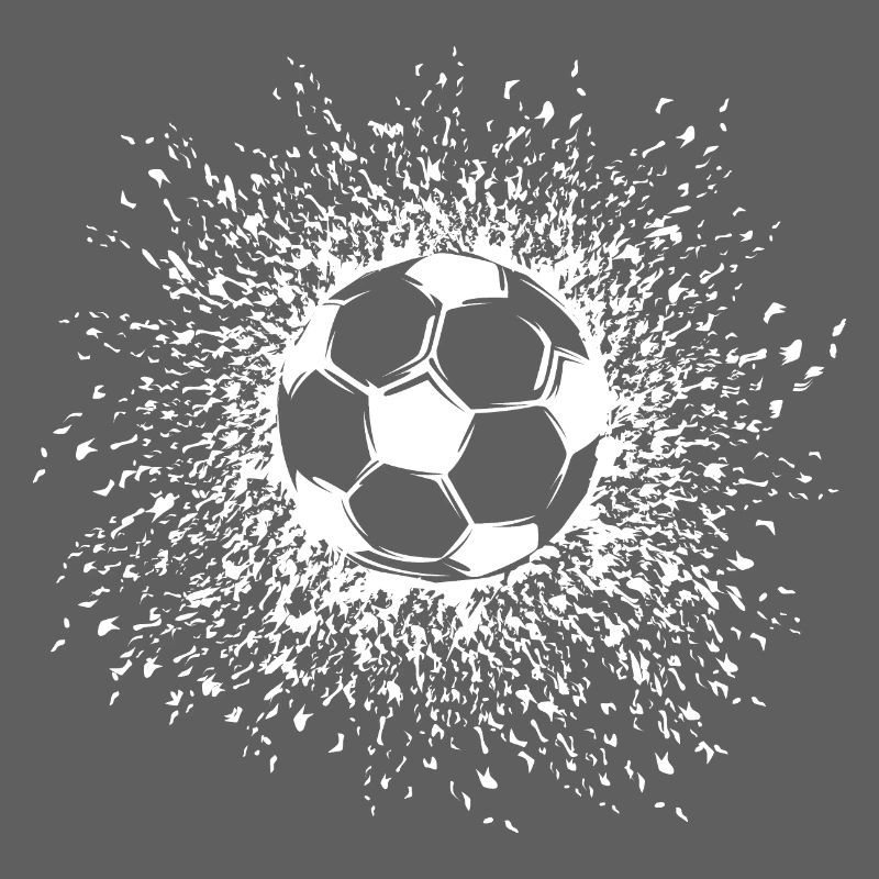 Soccer Sun Explosion Soccer Team Icon Logo