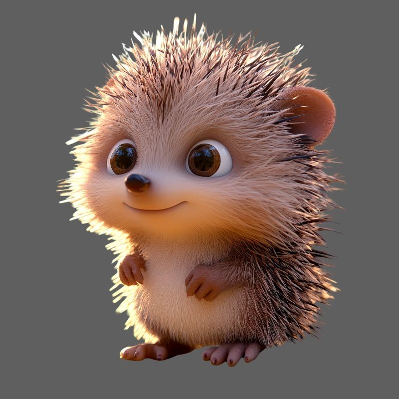 Hérisson Hérisson à ventre blanc Hérisson épineux Amour Hérisson mignon