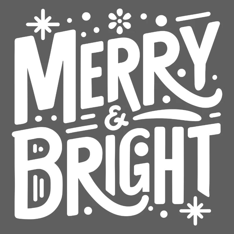 Lettrage à la main joyeuse et lumineuse