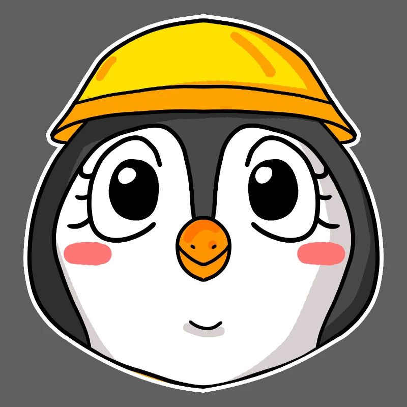 Pinguin Baustelle
