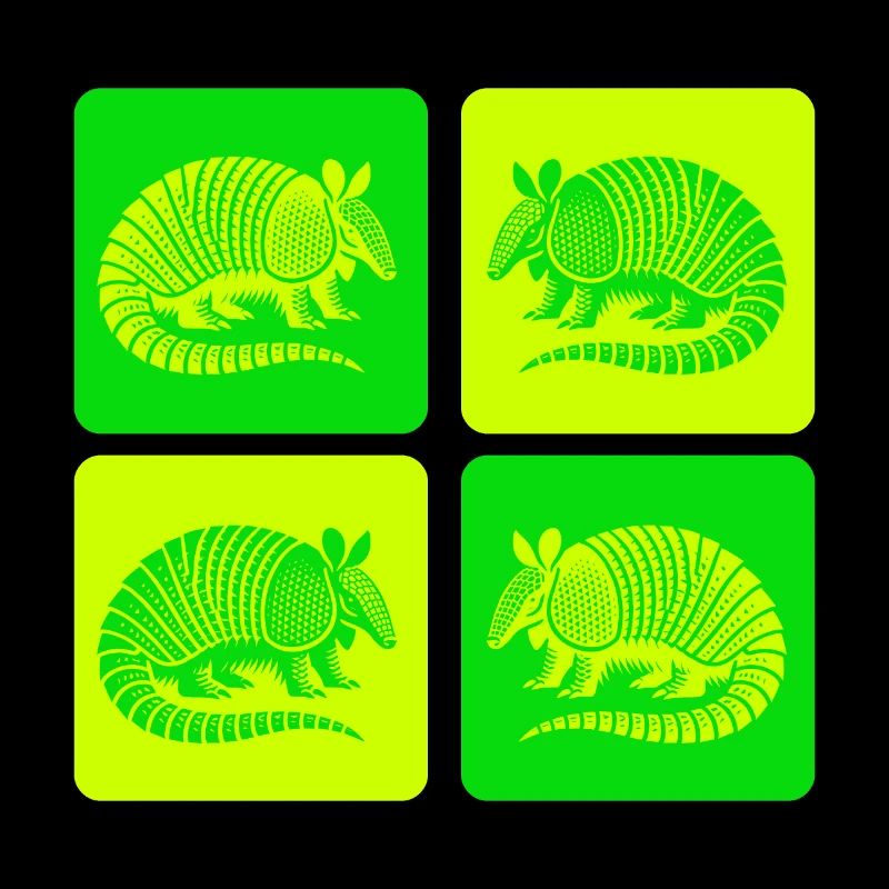 Vintage Armadillo Armadillo Pop Art
