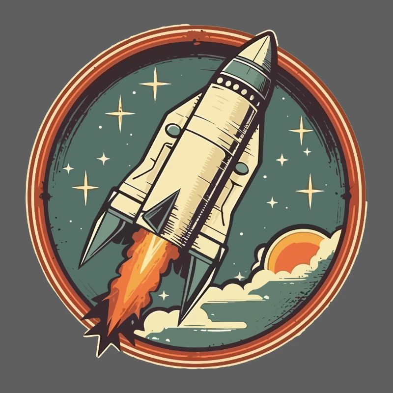 Retro Rocket - Space Rocket
