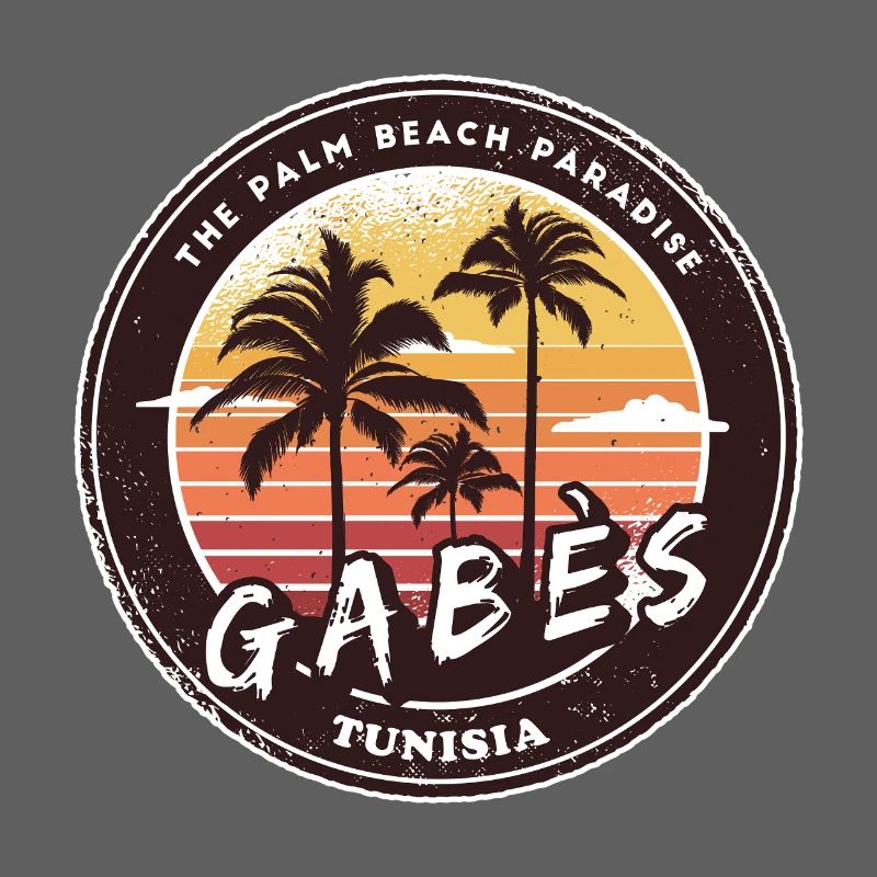 Gabès Tuneisen Palm Tree Design