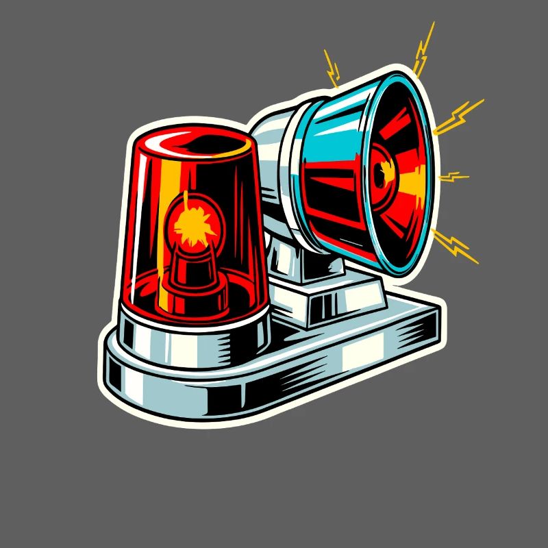 Fire Siren Warning Light