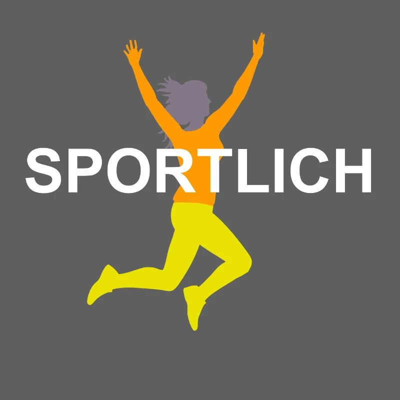 Dynamische Sprinterin Illustration