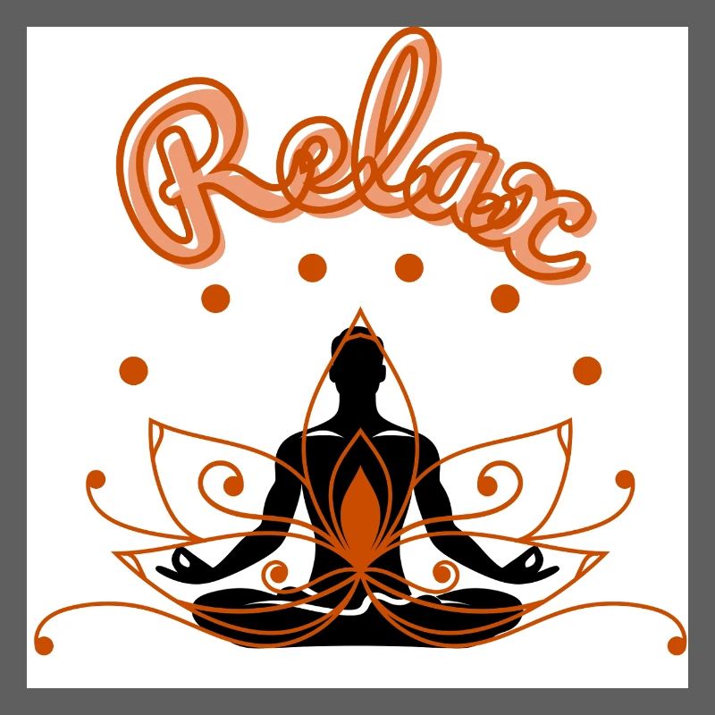Lotus relaxant Conception de pleine conscience