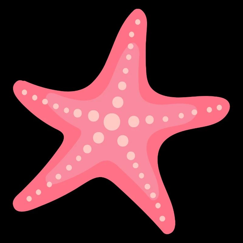 Pastel Pink Starfish – Sleek Marine Pattern