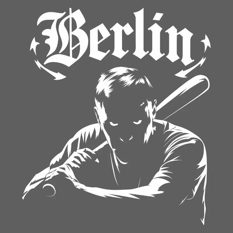 Berlin graphics with shadow effect