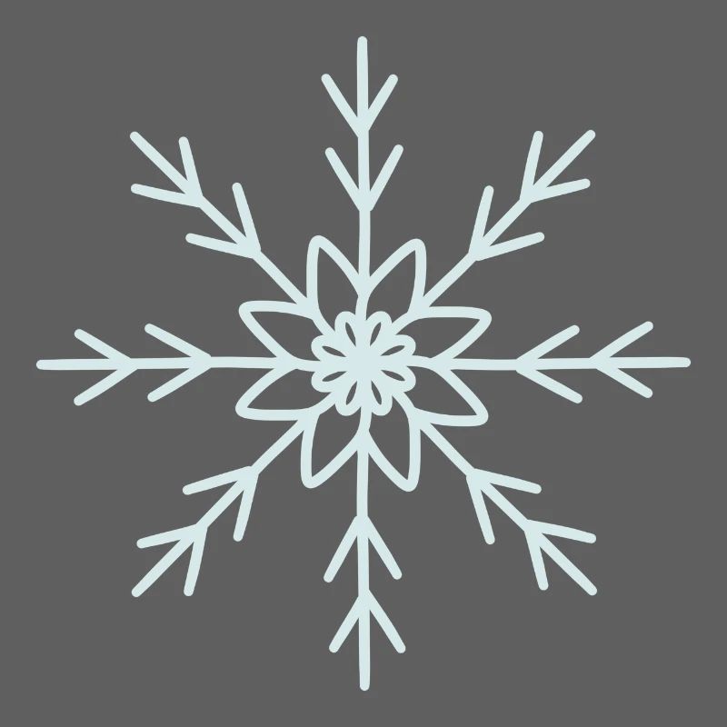 Conception élégante de motif de flocon de neige