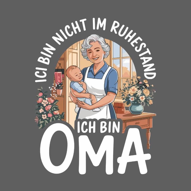  Ich Bin Nicht Im Ruhestand Ich Bin Oma Lustiger