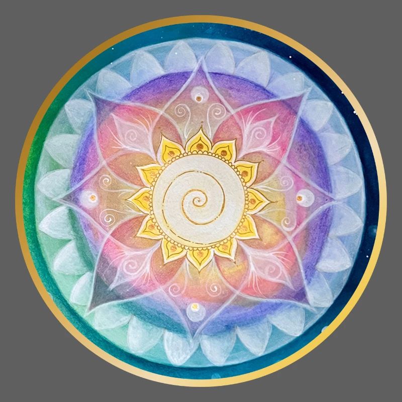 Harmonious mandala meditation design