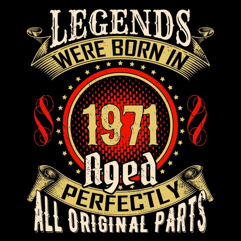 Abzeichen "Legenden geboren 1971"