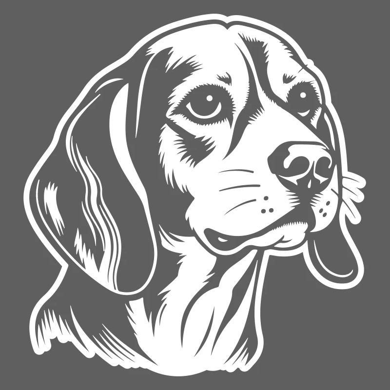 Beagle Dog Head