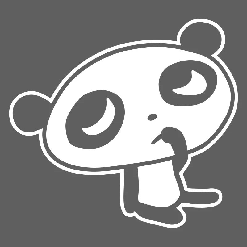 Cute Panda – Kawaii Bear & Bamboo Design