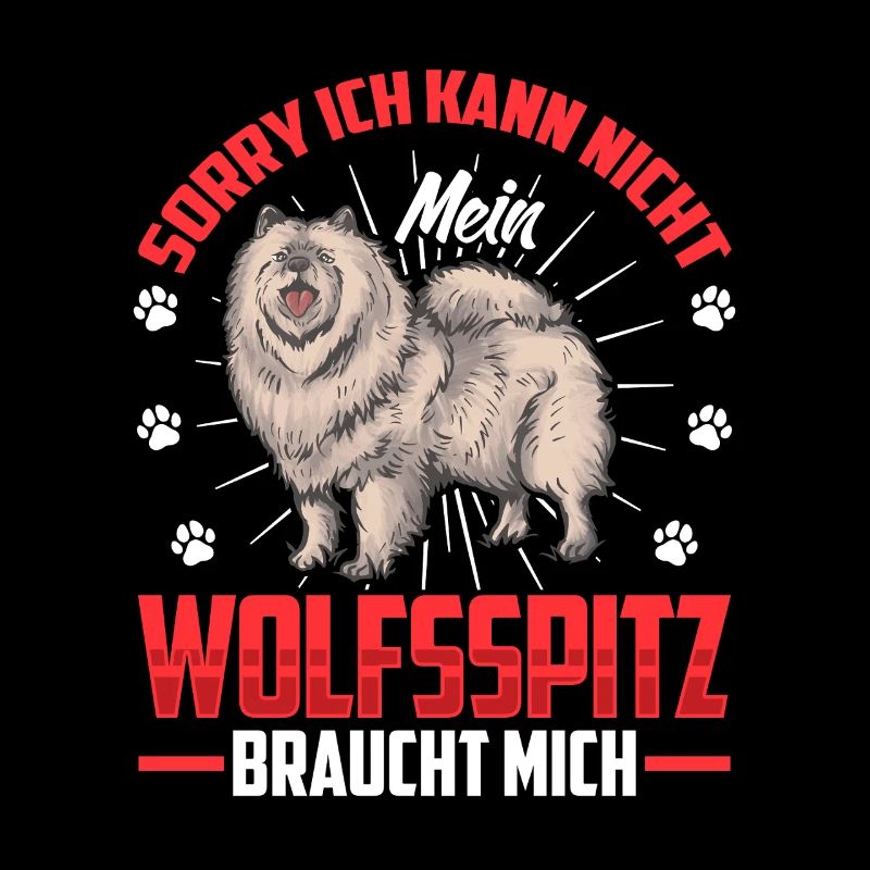 Wolfsspitz braucht mich Deutscher Wolfsspitz