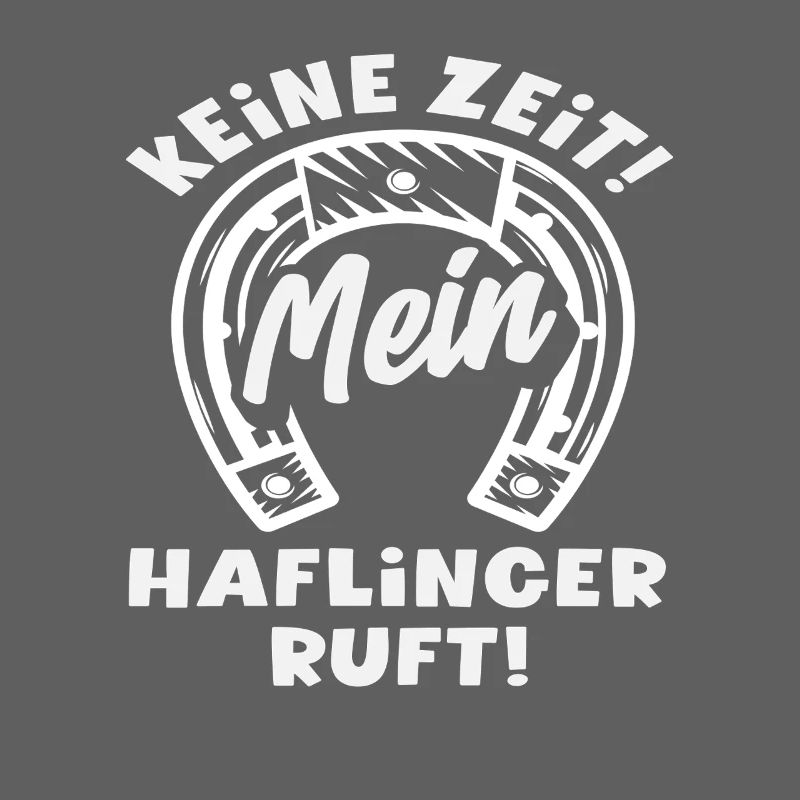 Pas de temps pour mon Haflinger de monter à cheval