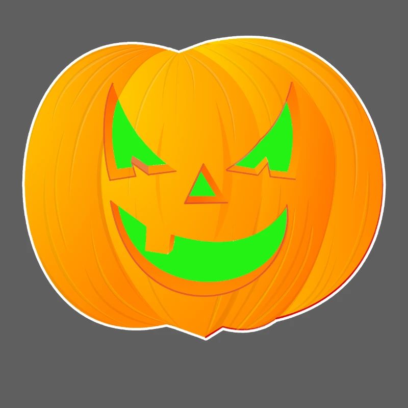 Neon Kürbis Halloween