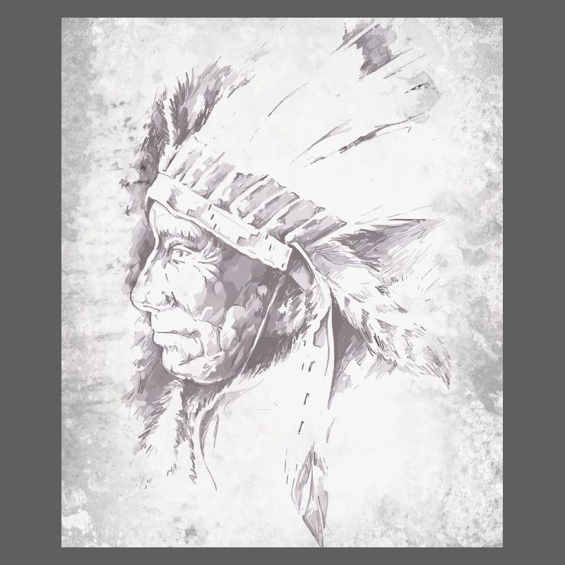 Native Grey Feather Chief