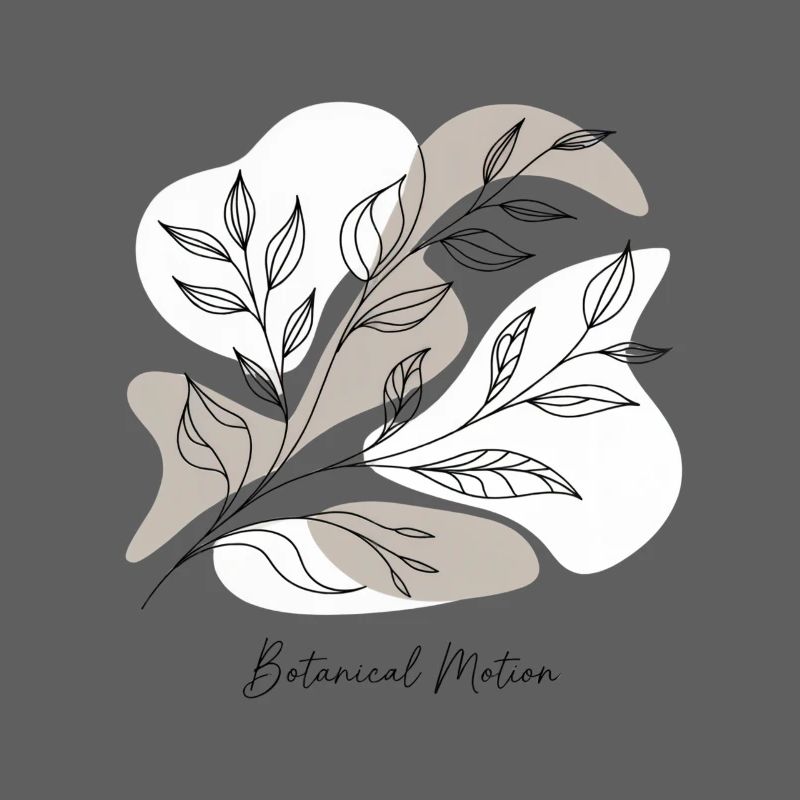 Botanical line art
