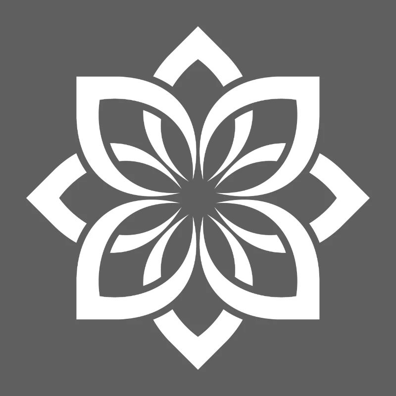 White Blossom Mandala Chogan