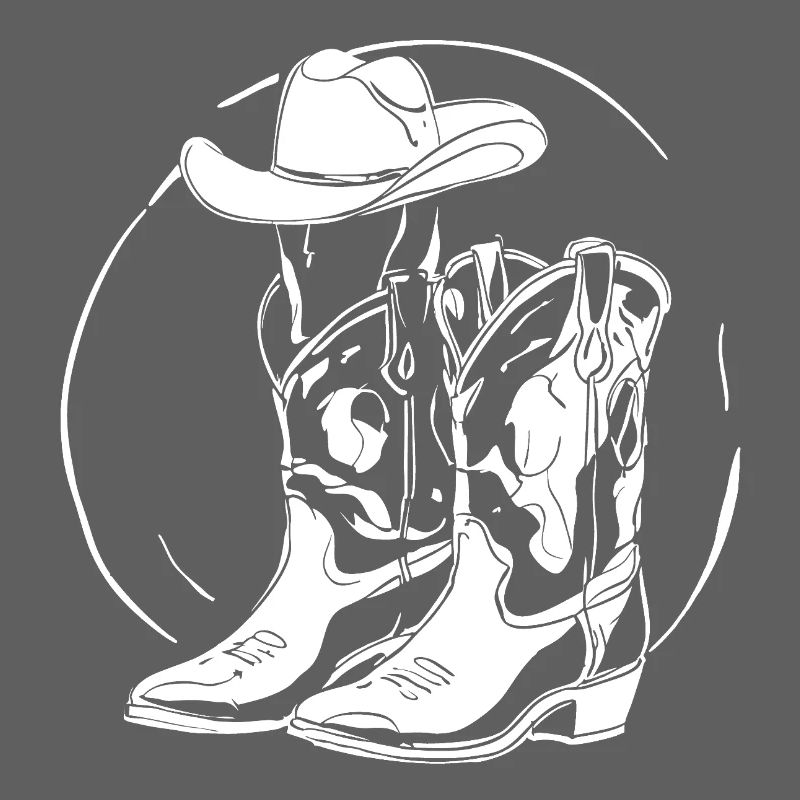 Western Lineart Boots Hat